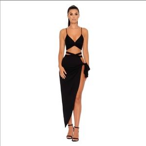 Slit to kill knotted two piece set from oh polly